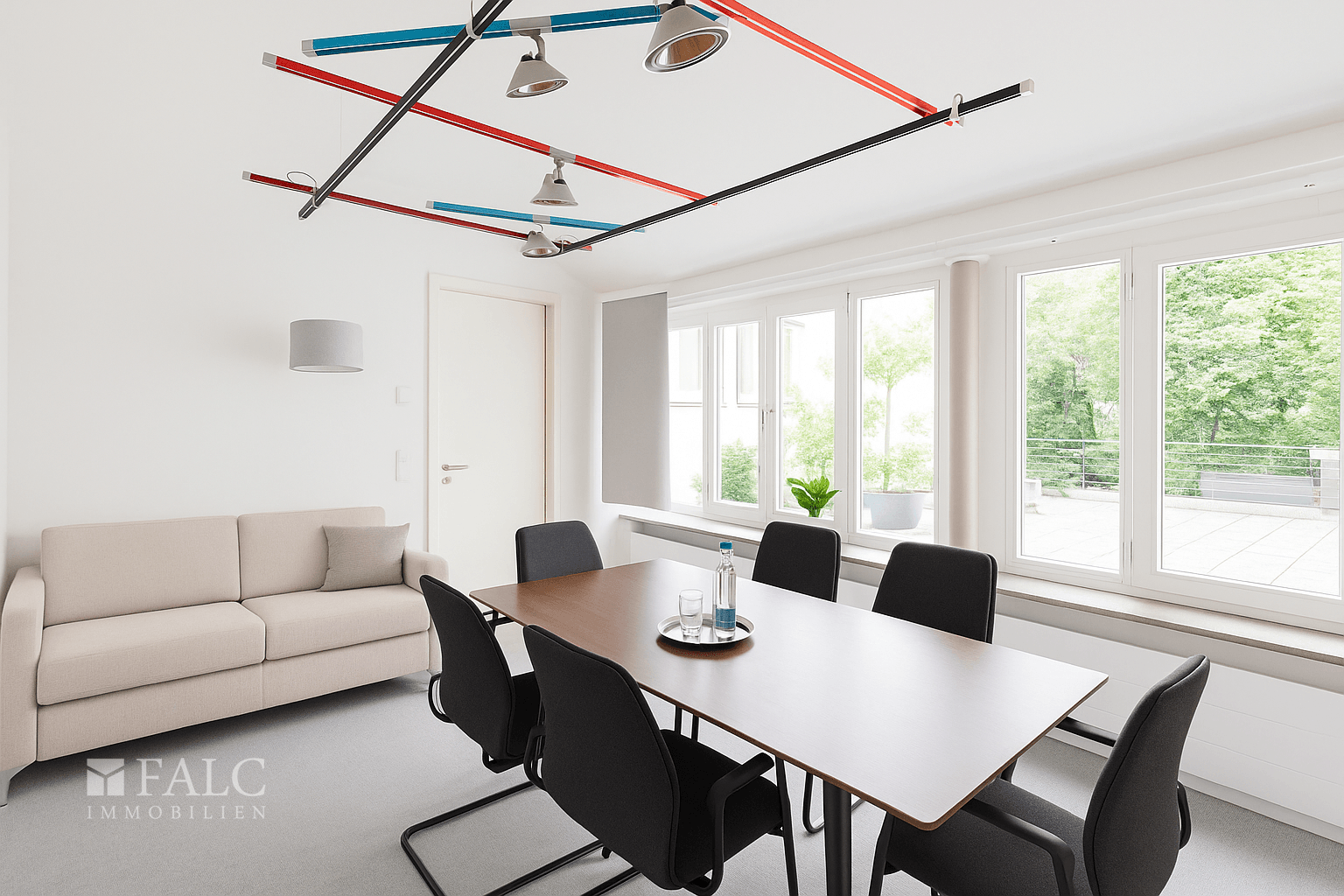 Einrichtungsbeispiel Büro klein